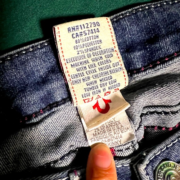 Original True Religion Denim pink stitching 26 - Picture 10 of 10